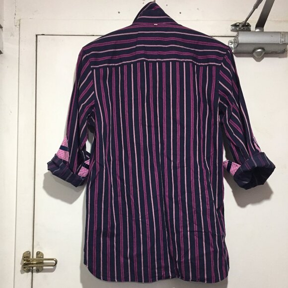 VINTAGE JOHN LENNON STRIPED SHIRTS SIZE S - Picture 3 of 8
